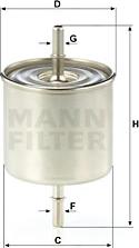 Mann-Filter WK 8046 - Filtro carburante autozon.pro