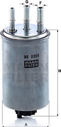 Mann-Filter WK 8069 - Filtro carburante autozon.pro