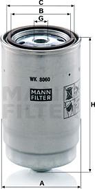 Mann-Filter WK 8060 Z - Filtro carburante autozon.pro