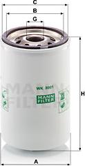 Mann-Filter WK 8001 - Filtro carburante autozon.pro