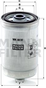 Mann-Filter WK 8030 - Filtro carburante autozon.pro