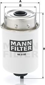 Mann-Filter WK 8190 - Filtro carburante autozon.pro