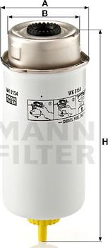 Mann-Filter WK 8154 - Filtro carburante autozon.pro