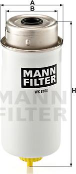 Mann-Filter WK 8104 - Filtro carburante autozon.pro