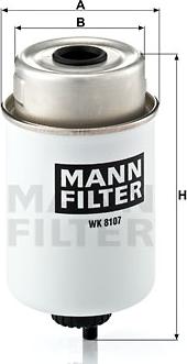 Mann-Filter WK 8107 - Filtro carburante autozon.pro