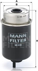 Mann-Filter WK 8185 - Filtro carburante autozon.pro