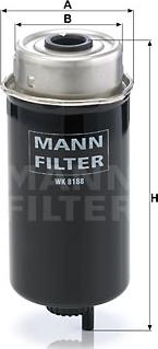 Mann-Filter WK 8188 - Filtro carburante autozon.pro