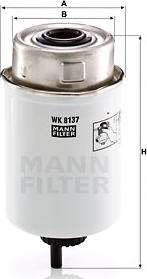 Mann-Filter WK 8137 - Filtro carburante autozon.pro