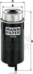 Mann-Filter WK 8170 - Filtro carburante autozon.pro