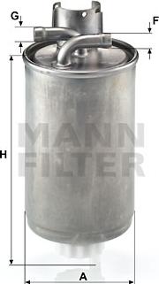 Mann-Filter WK 829 - Filtro carburante autozon.pro