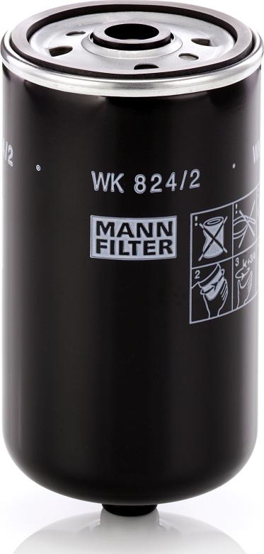 Mann-Filter WK 824/2 - Filtro carburante autozon.pro