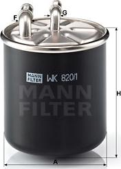 Mann-Filter WK 820/1 - Filtro carburante autozon.pro