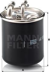 Mann-Filter WK 820/2 x - Filtro carburante autozon.pro