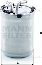 Mann-Filter WK 823/2 - Filtro carburante autozon.pro