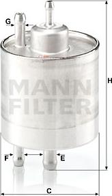 Mann-Filter WK 711/1 - Filtro carburante autozon.pro