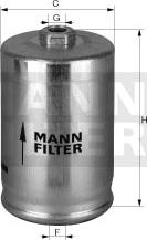 Mann-Filter WK 725/1 - Filtro carburante autozon.pro