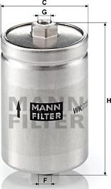 Mann-Filter WK 725 - Filtro carburante autozon.pro