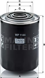 Mann-Filter WP 1144 - Filtro olio autozon.pro