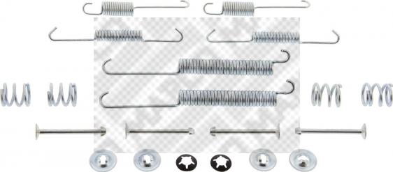 Mapco 9133 - Kit accessori, Ganasce freno autozon.pro