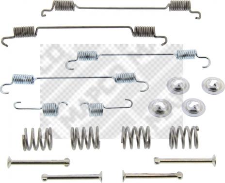 Mapco 9124 - Kit accessori, Ganasce freno autozon.pro