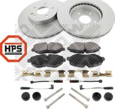 Mapco 47005HPS - Kit freno, Freno a disco autozon.pro