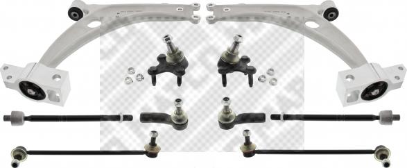 Mapco 53717/1 - Kit braccio oscillante, Sospensione ruota autozon.pro