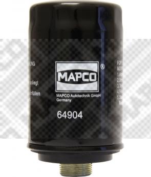 Mapco 64904 - Filtro olio autozon.pro