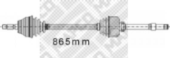 Mapco 16413 - Albero motore / Semiasse autozon.pro