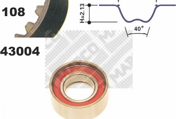 Mapco 23004 - Kit cinghie dentate autozon.pro