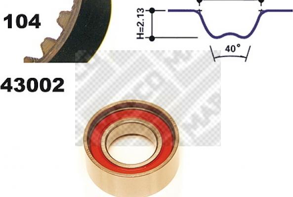 Mapco 23002 - Kit cinghie dentate autozon.pro