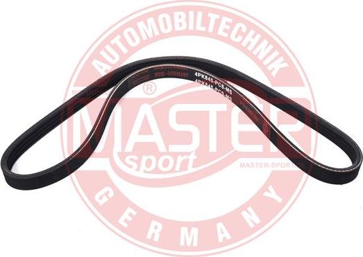 MASTER-SPORT GERMANY 4PK845-PCS-MS - Cinghia Poly-V autozon.pro