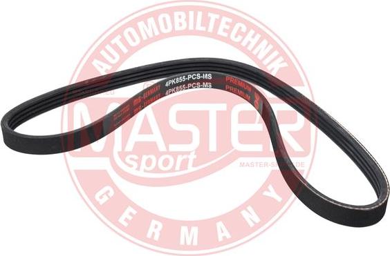 MASTER-SPORT GERMANY 4PK855-PCS-MS - Cinghia Poly-V autozon.pro