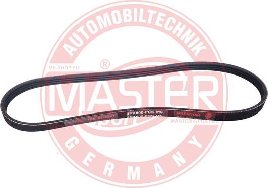 MASTER-SPORT GERMANY 4PK800-PCS-MS - Cinghia Poly-V autozon.pro