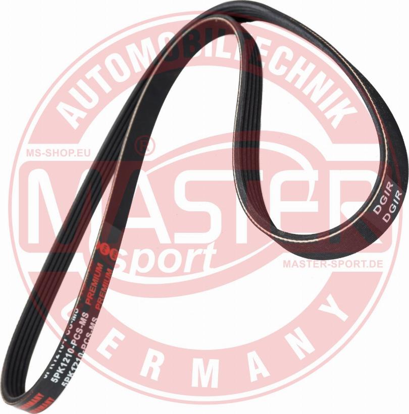 MASTER-SPORT GERMANY 5PK1210-PCS-MS - Cinghia Poly-V autozon.pro