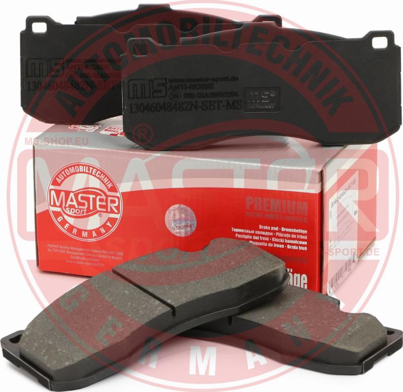 MASTER-SPORT GERMANY 13046048482N-SET-MS - Kit pastiglie freno, Freno a disco autozon.pro