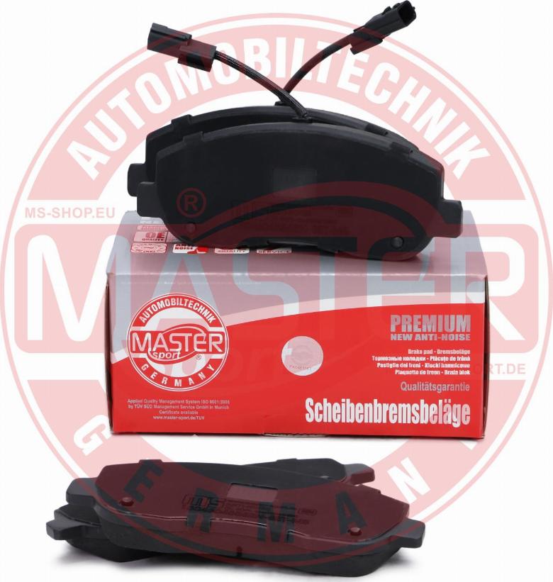 MASTER-SPORT GERMANY 13046048562N-SET-MS - Kit pastiglie freno, Freno a disco autozon.pro