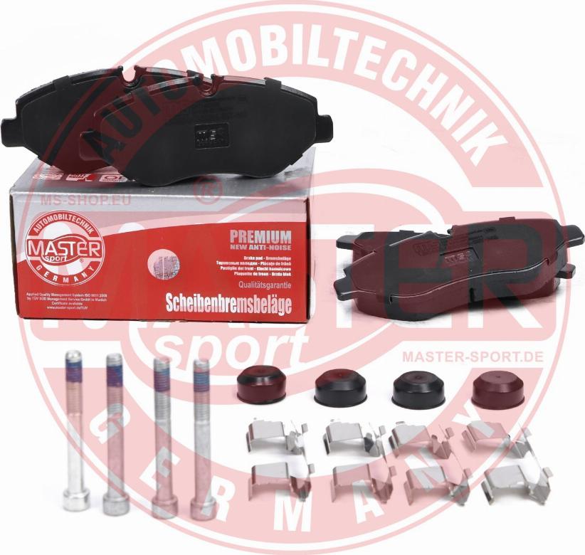 MASTER-SPORT GERMANY 13046048262N-SET-MS - Kit pastiglie freno, Freno a disco autozon.pro