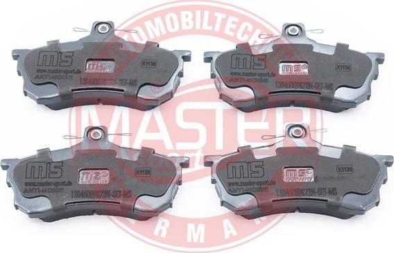 MASTER-SPORT GERMANY 13046059872N-SET-MS - Kit pastiglie freno, Freno a disco autozon.pro