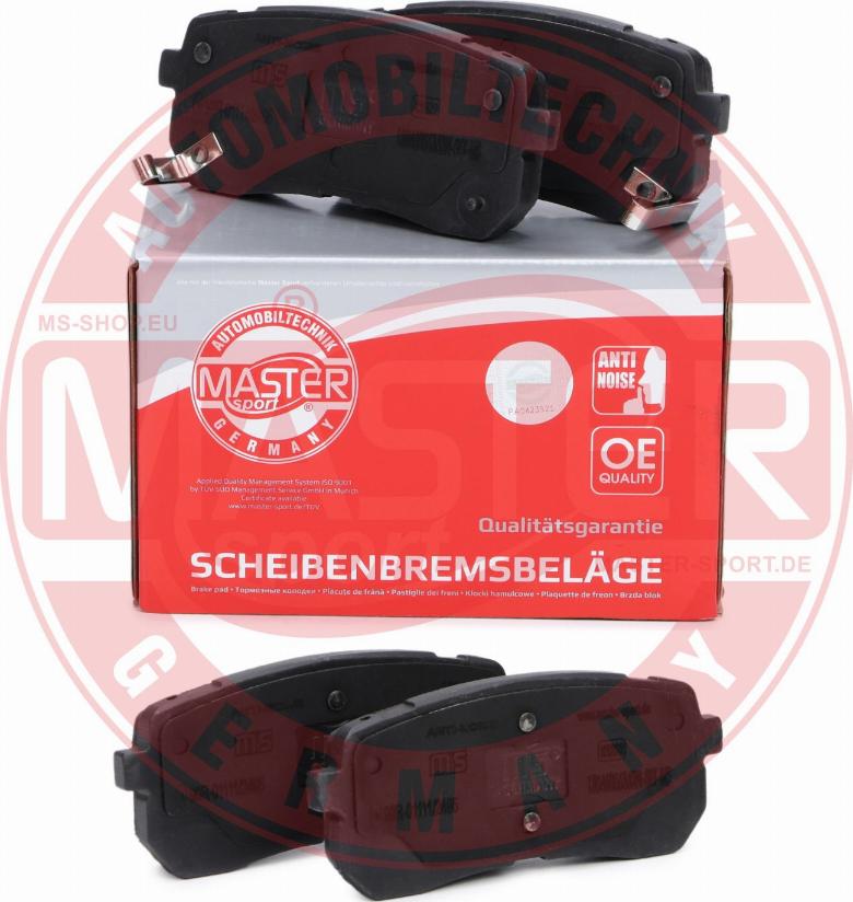 MASTER-SPORT GERMANY 13046056362N-SET-MS - Kit pastiglie freno, Freno a disco autozon.pro