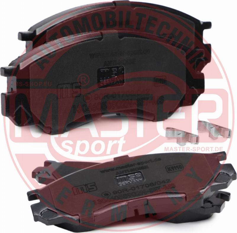 MASTER-SPORT GERMANY 13046058902N-SET-MS - Kit pastiglie freno, Freno a disco autozon.pro