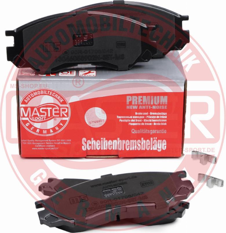 MASTER-SPORT GERMANY 13046058902N-SET-MS - Kit pastiglie freno, Freno a disco autozon.pro