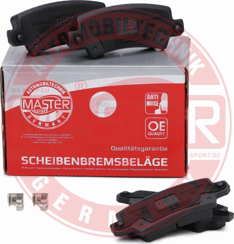 MASTER-SPORT GERMANY 13046058192N-SET-MS - Kit pastiglie freno, Freno a disco autozon.pro