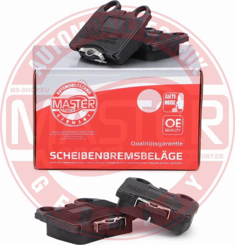 MASTER-SPORT GERMANY 13046057482N-SET-MS - Kit pastiglie freno, Freno a disco autozon.pro