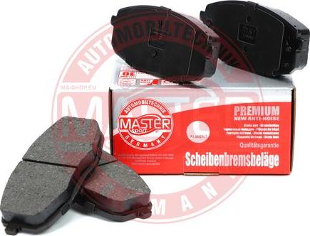 MASTER-SPORT GERMANY 13046057422N-SET-MS - Kit pastiglie freno, Freno a disco autozon.pro