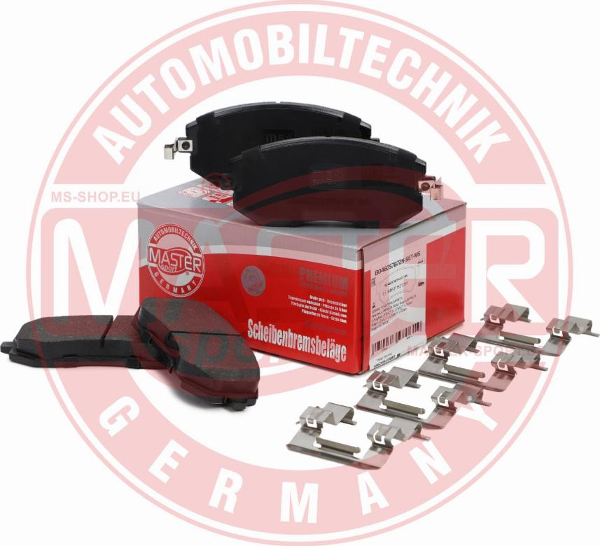 MASTER-SPORT GERMANY 13046057872N-SET-MS - Kit pastiglie freno, Freno a disco autozon.pro