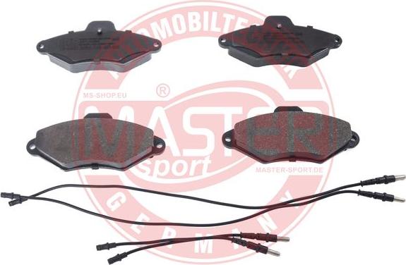 MASTER-SPORT GERMANY 13046039562N-SET-MS - Kit pastiglie freno, Freno a disco autozon.pro