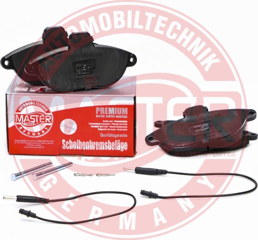 MASTER-SPORT GERMANY 13046039572N-SET-MS - Kit pastiglie freno, Freno a disco autozon.pro