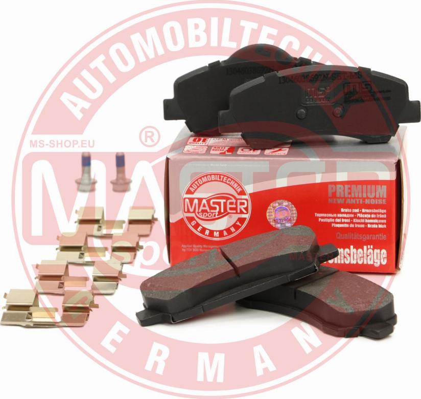 MASTER-SPORT GERMANY 13046038692N-SET-MS - Kit pastiglie freno, Freno a disco autozon.pro