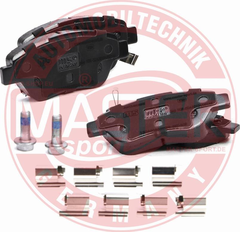 MASTER-SPORT GERMANY 13046038392N-SET-MS - Kit pastiglie freno, Freno a disco autozon.pro