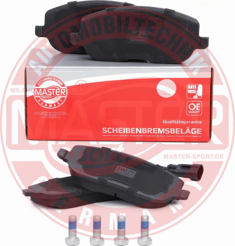 MASTER-SPORT GERMANY 13046038242N-SET-MS - Kit pastiglie freno, Freno a disco autozon.pro